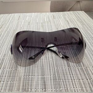 Versace Oversized Shield Sunglasses